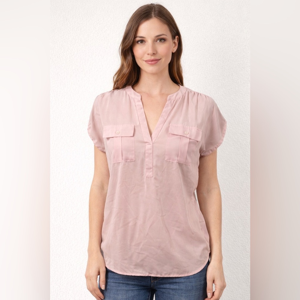 INC International Concepts Light Pink Blouse